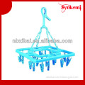 Square shaped plastic clothes hanger